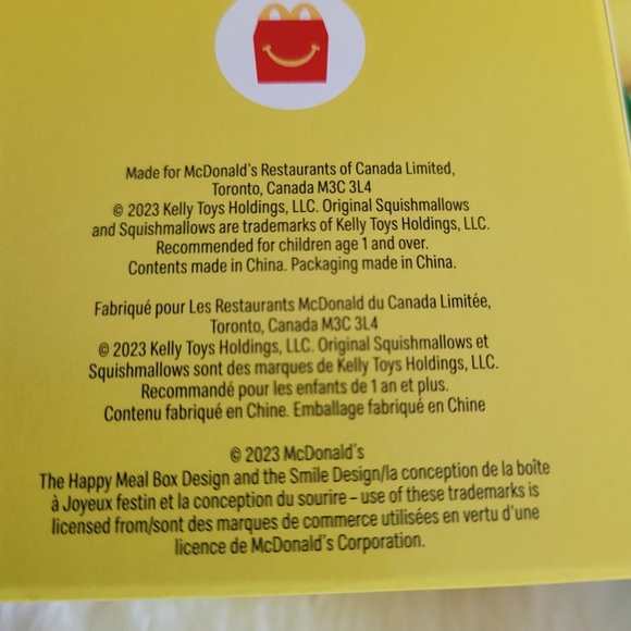 Original Squishmallows McDonald's Kid's Toy. - Picture 5 of 7